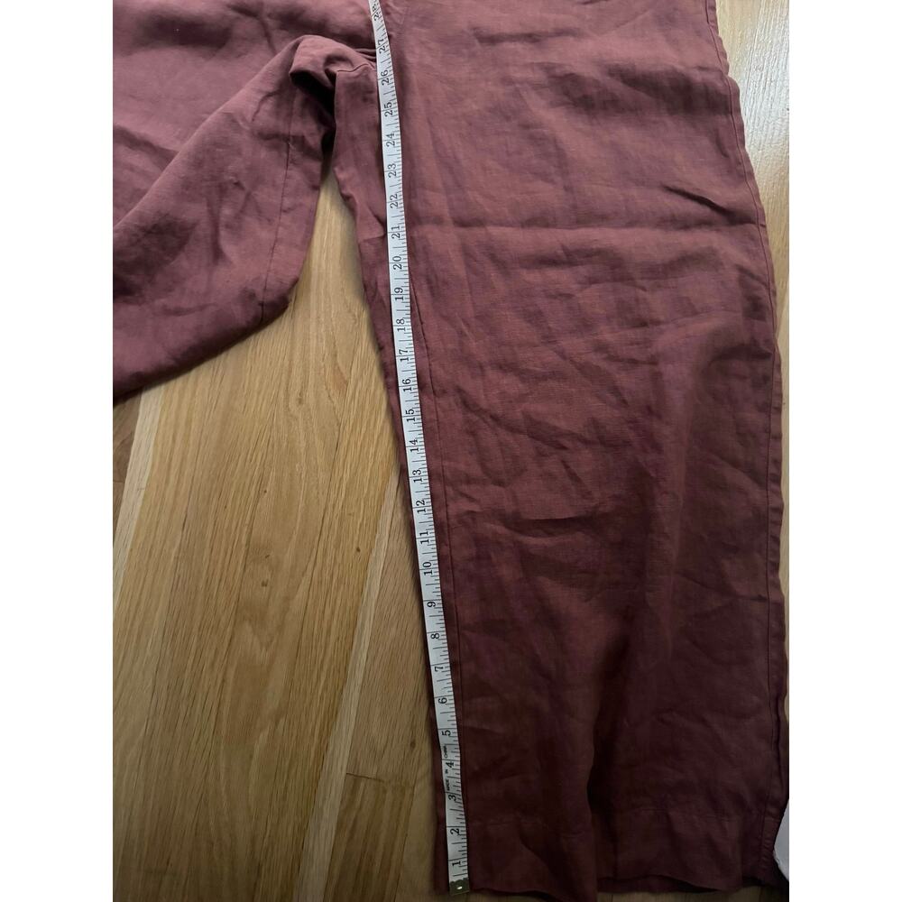 Frank & Eileen Maisie Linen Pant in Mauve - Picture 13 of 13
